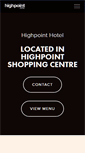 Mobile Screenshot of highpointhotel.com.au